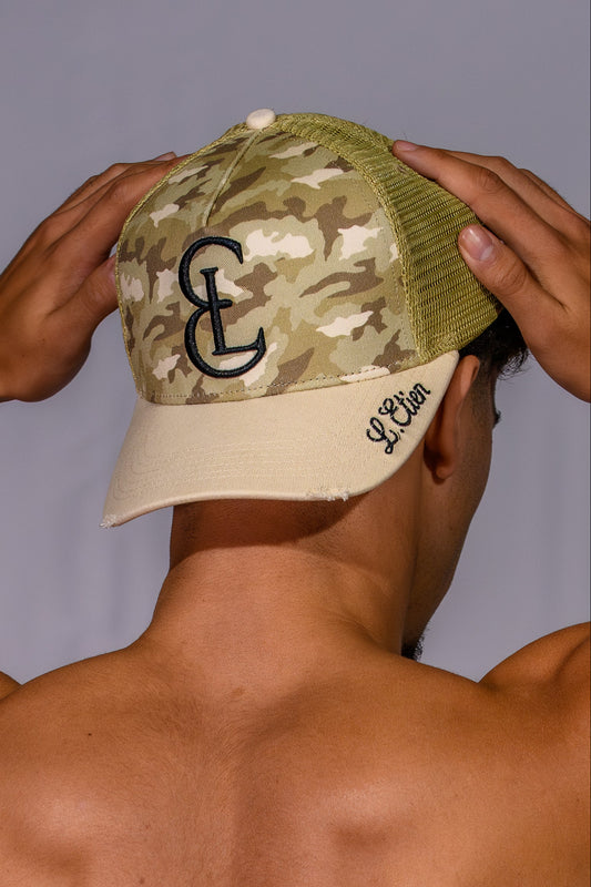 Cap Beige Camo